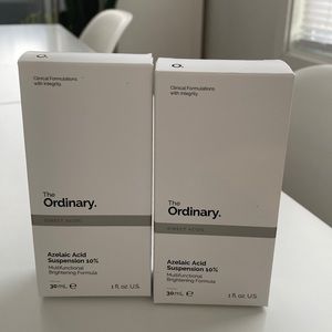 The Ordinary Azelaic Acid Suspension 10% bundle (lot of 2 items)